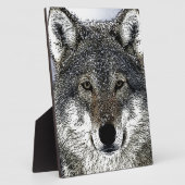 Plaque Photo Wolf Eyes (Côté)