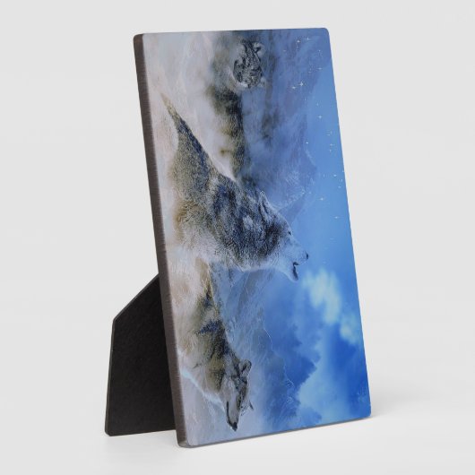 Plaque Photo Wolf Spirits (Côté)