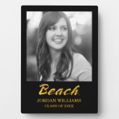 Plaque Photo Wordmark Beach (Devant)