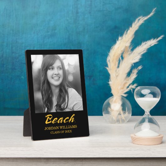 Plaque Photo Wordmark Beach (Côté)