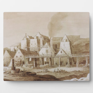 Plaque Photo Works at Blaenavon, from 'An Historical Tour in Mo