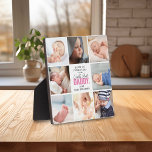 Plaque Photo 'Worlds Best Daddy' 1ère Fête des pères de conserv<br><div class="desc">Créez votre propre cadeau spécial de conservation de la première Fête des pères avec cette jolie plaque de collage photo. Avec 8 photos carrés branchées sur insta et le texte 'Happy 1st Fête des pères to the World's Best Daddy' - Love from (AJOUTER NOM). TIP PHOTO - Recadrez les photos...</div>