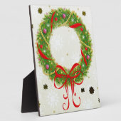 Plaque Photo Wreath de Noël (Côté)