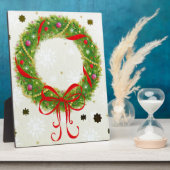 Plaque Photo Wreath de Noël (Côté)