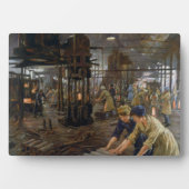 Plaque Photo WW1 1918 Les femmes qui travaillent dans une usine (Devant)