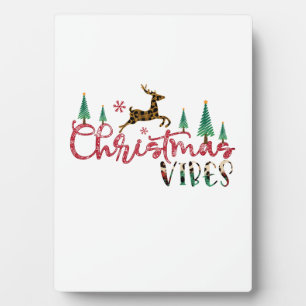 Plaque Photo Xmas Gift Christmas Vibes