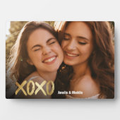 Plaque Photo XOXO Best Friends Gold Script BFF Photo (Devant)