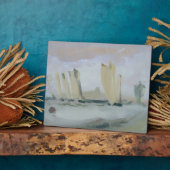 Plaque Photo Yacht Racing sur le Solent, précédemment attribué (Côté)