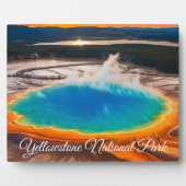 Plaque Photo Yellowstone (Devant)
