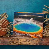 Plaque Photo Yellowstone (Côté)