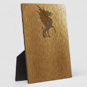 Plaque Photo Yes Old Medieval Dragon Design (Côté)