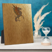 Plaque Photo Yes Old Medieval Dragon Design (Côté)