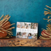 Plaque Photo "Yiayia" Grandchildren Noms 7 Photo Collage (Côté)