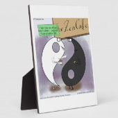 Plaque Photo Yin rencontre Yang Zen Funny (Côté)