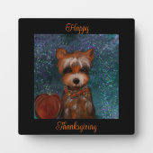 PLAQUE PHOTO YORKIE (Devant)