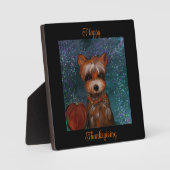PLAQUE PHOTO YORKIE (Recto)