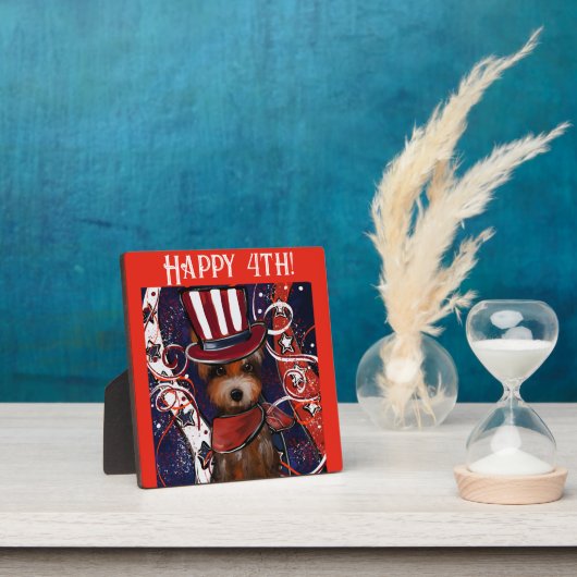 PLAQUE PHOTO YORKIE (Insitu)