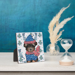 Plaque Photo Yorkie Poo 