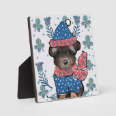 Plaque Photo Yorkie Poo  (Recto)