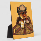 PLAQUE PHOTO YORKIE POO (Côté)