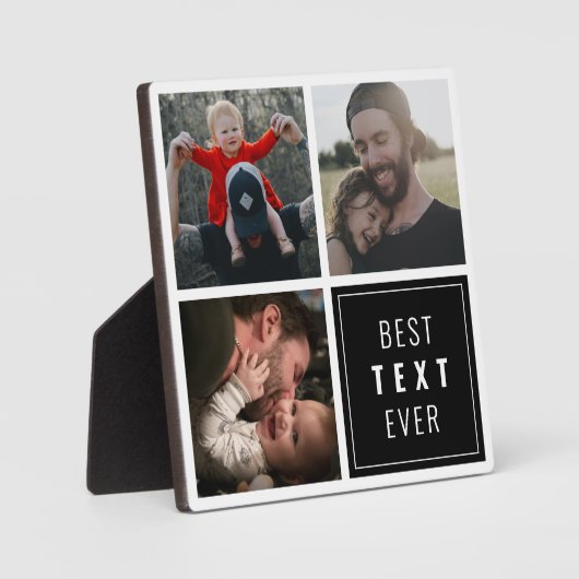 Plaque Photo Your text here with custom photo (Recto)