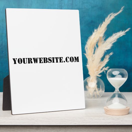 Plaque Photo YourWebSite.com (Côté)