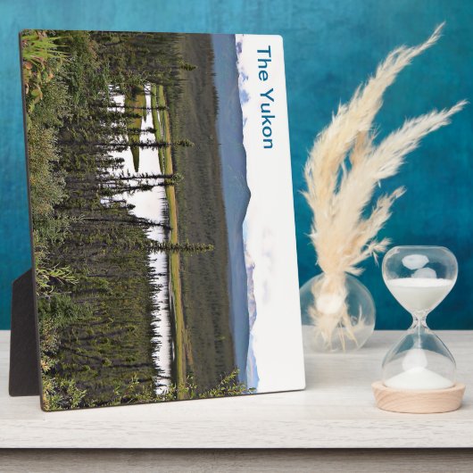 Plaque Photo Yukon Pond (Côté)