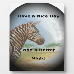 Plaque Photo Zebra Portrait, Amboseli : L'Esprit du Savann