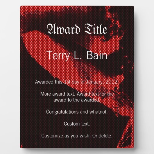 Plaque Photo Zeppelin de la diode émettrice de lumière (Devant)