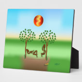 Plaque Photo Zinglees ~ Août (Côté)