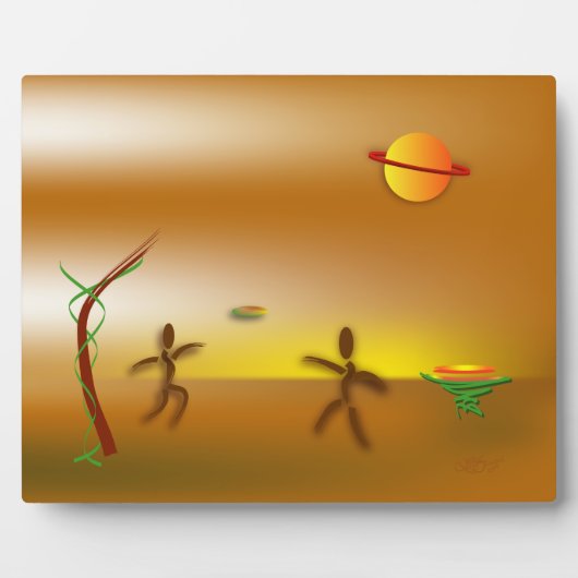 Plaque Photo Zinglees ~ Atterrissage (Devant)