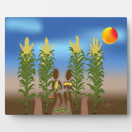Plaque Photo Zinglees ~ Corn (Devant)