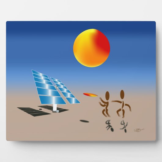 Plaque Photo Zinglees ~ Énergie solaire (Devant)