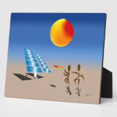 Plaque Photo Zinglees ~ Énergie solaire (Côté)