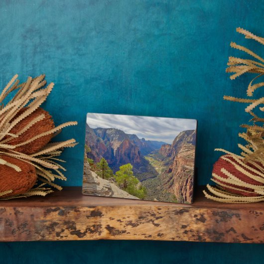 Plaque Photo Zion Canyon | Utah (Côté)