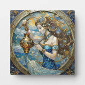Plaque Photo Zodiac - Aquarius Le Porteur D'Eau (Devant)