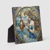 Plaque Photo Zodiac - Aquarius Le Porteur D'Eau (Recto)