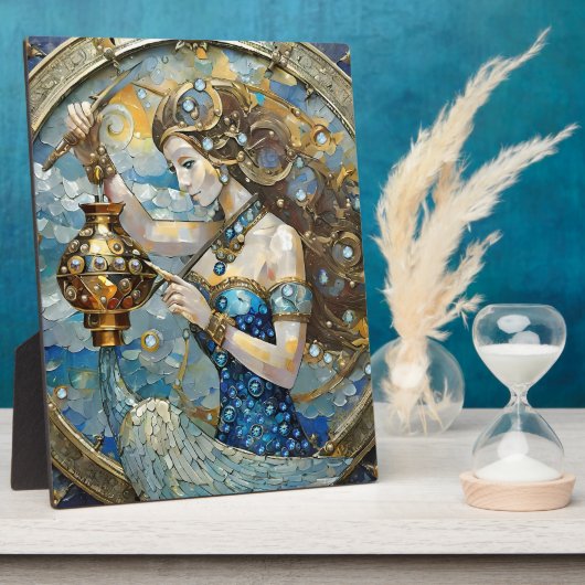 Plaque Photo Zodiac - Aquarius Le Porteur D'Eau (Côté)