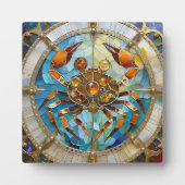 Plaque Photo Zodiaque - Cancer Le Crabe (Devant)