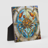 Plaque Photo Zodiaque - Cancer Le Crabe (Recto)