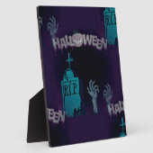 Plaque Photo zombie halloween (Côté)