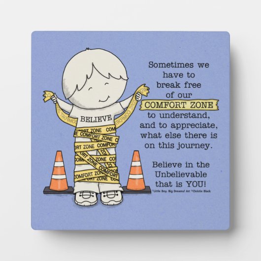 Plaque Photo Zone de confort (Devant)