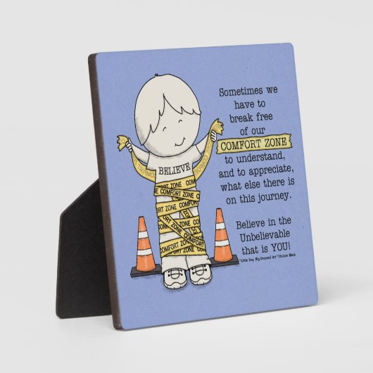 Plaque Photo Zone de confort (Recto)