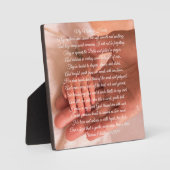 Plaque Poem Mains de Ma Mère (Recto)