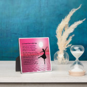 Plaque poème ami - Design Ballerina (Insitu)