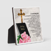 Plaque Poème Godgirl - Bible & Design Rose (Recto)