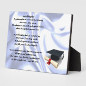 Plaque poétique de la fillette (Côté)