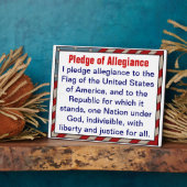 Plaque Promesse d'allégeance (Côté)