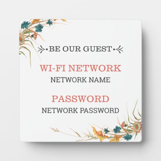Plaque réseau Wifi (Devant)