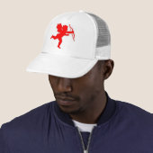 Plaque rouge casquette (En situation)